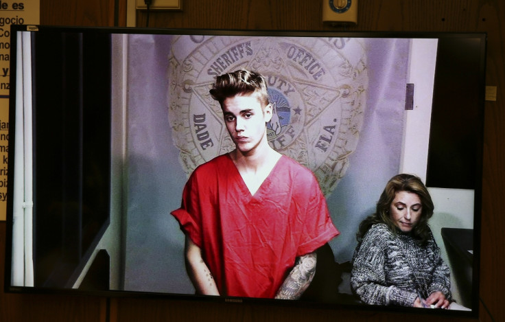 Pop singer Justin Bieber appears via video conference in his first court appearance since being arrested on a drunken driving charge