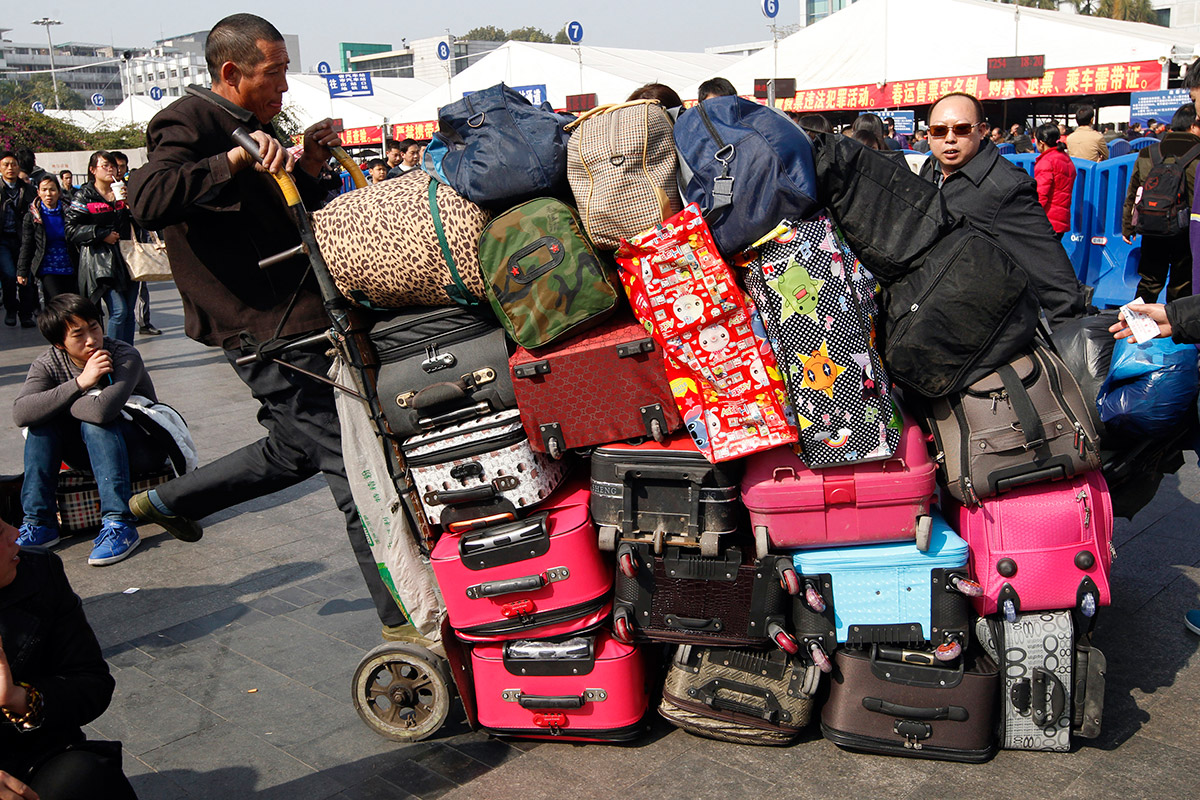 travel luggage cart