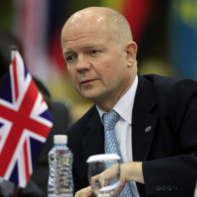 UK's Foreign Secretary William Hague urges Thailand to embrace democracy