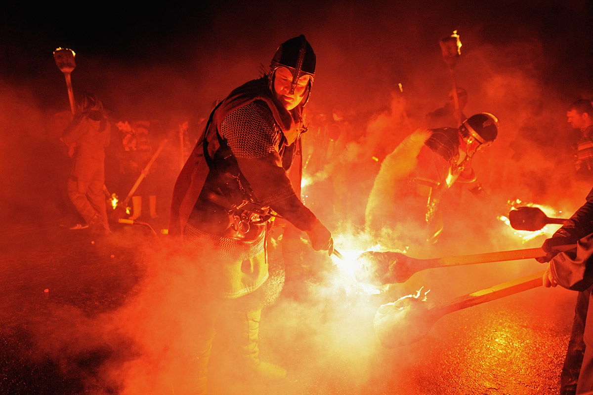 up helly aa fire