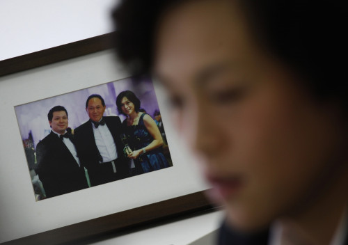 Gigi Chao is frustrated with repeated bids by her father Cecil Chao to marry her to a man Gigi Chao is frustrated with repeated bids by her father Cecil Chao to marry her to a man