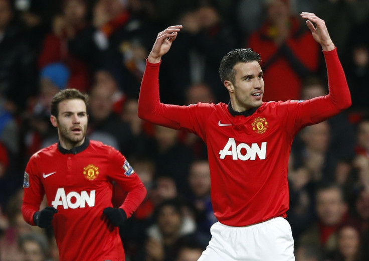 Juan Mata and Robin van Persie