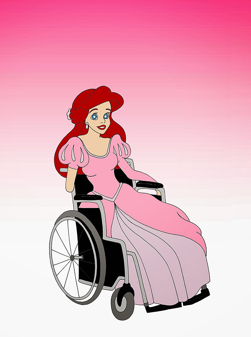 Disabled Disney Princesses Ariel