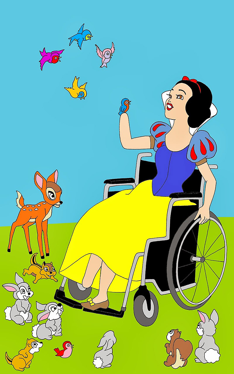 Disabled Disney Princesses Snow White
