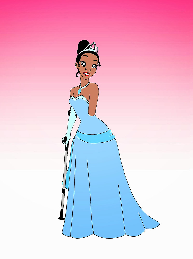 Disabled Disney Princesses Tiana