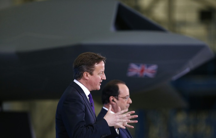 David Cameron and François Hollande launch a range of new defence deals in the first Anglo-French summit since Hollande was elected May 2012.