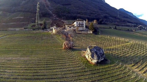 Owners of the home in Ronci Termeno were forced to evacuate after the boulders caused significant damage to their property. Owners of the home in Ronci Termeno were forced to evacuate after the boulders caused significant damage to their property.