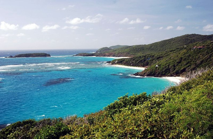 The private Caribbean island of Mustique