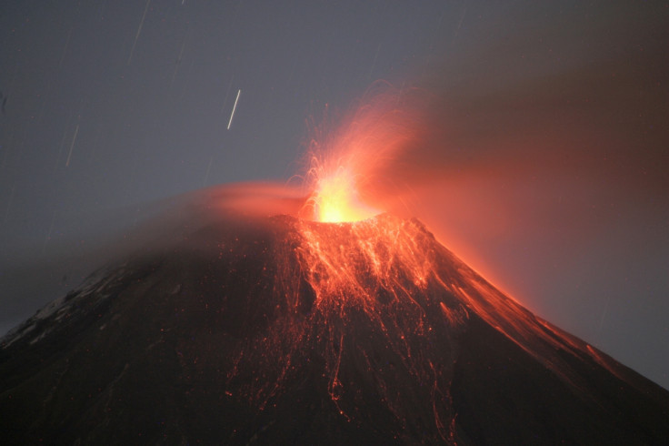 The Tungurahua volcano, which means "Throat of Fire" in Ecuador's native Quechua language, is one of eight active volcanoes in the Andean nation