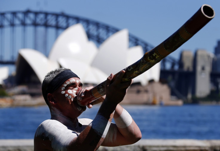 Aboriginal Man Sydney Opera House Australia