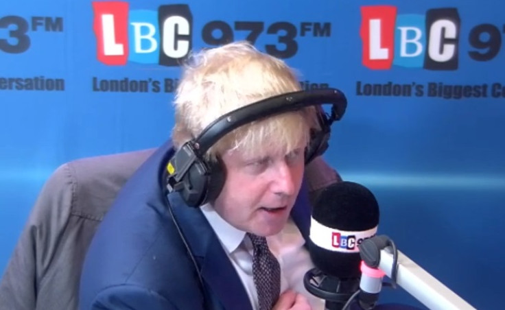 Boris Johnson on LBC Radio