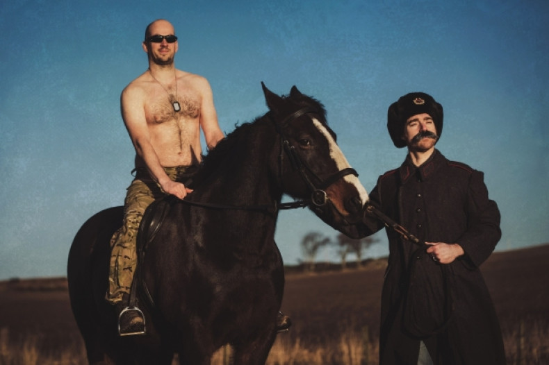 BrewDog co-founder James Watt also posed topless on a horse to make fun of macho Putin