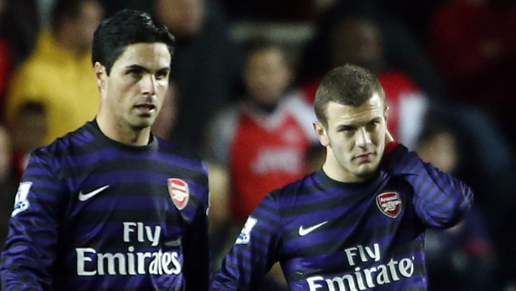 Mikel Arteta and Jack Wilshere