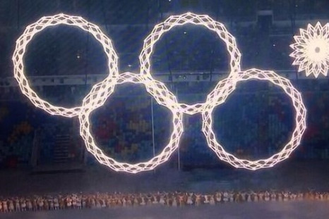 Only Four Olympic Rings Opened At The Ceremony in Sochi