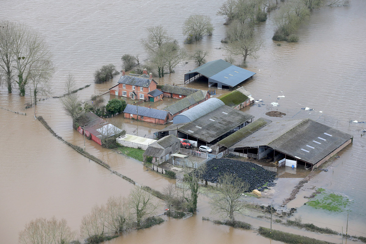 Uk Flooding Crisis Aerial Photos Of The Somerset Levels