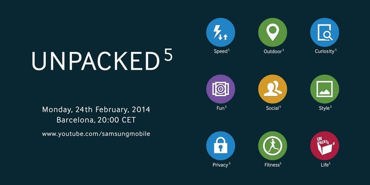 Samsung Galaxy S5 invitation