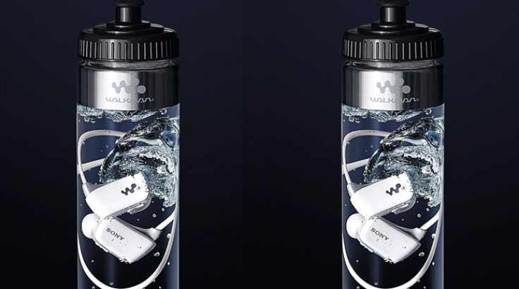 Sony's Bottled Walkman: a waterproof MP3 player in a bottle of water