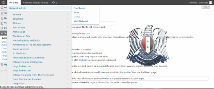 Syrian Electronic Army Hacks Forbes.com