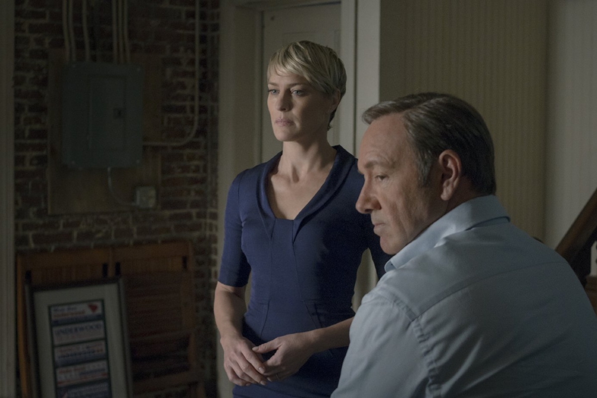 Kevin Spacey Francis Underwood and Robin Wright Claire Underwood