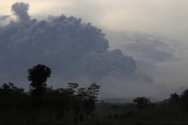 Indonesia volcanic eruption in Java island