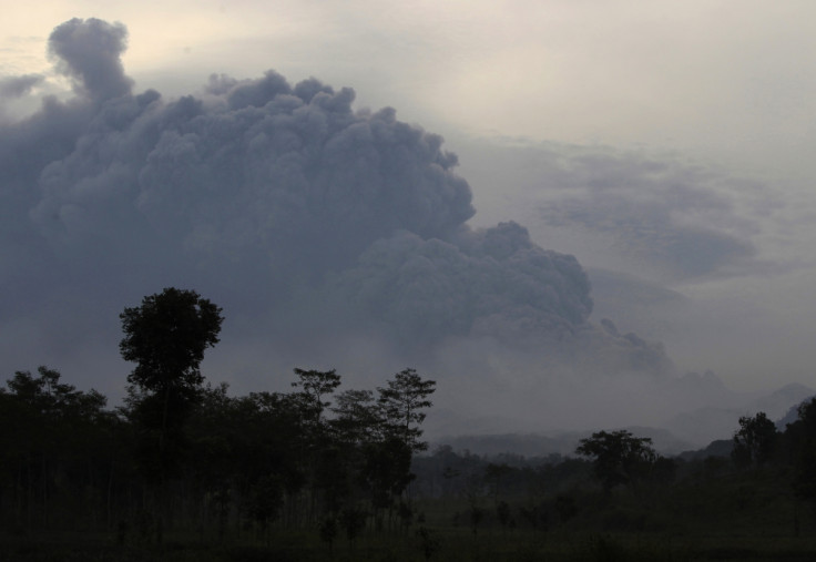 Indonesia volcanic eruption in Java island