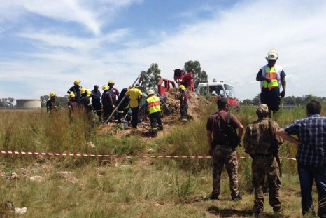 Rescue operations are currently underway at the illegal mine in Benoni, near Johannesburg.