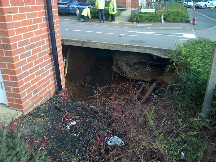 Huge sinkhole discovered in Hemel Hempstead