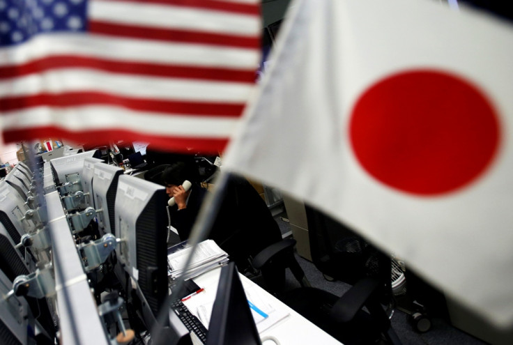 US Japan Flags