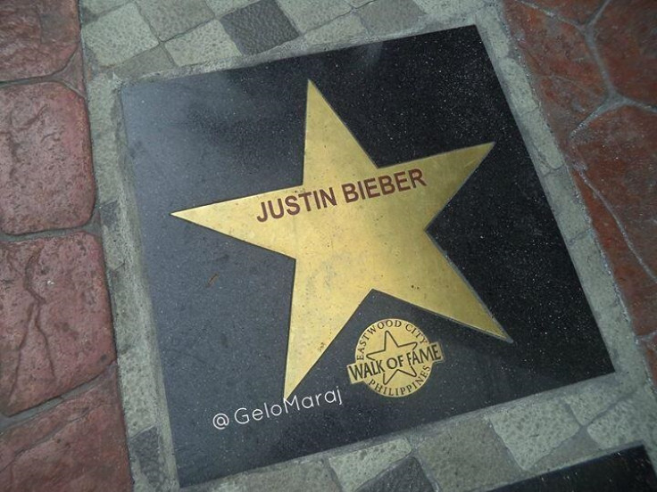 Bieber walk of fame