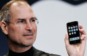 Steve Jobs and the first iPhone Steve Jobs and the first iPhone