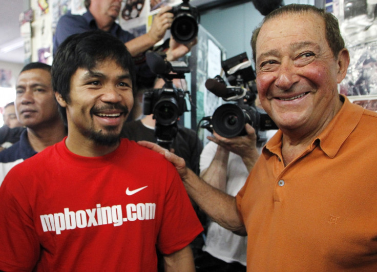 Manny Pacquiao and Bob Arum