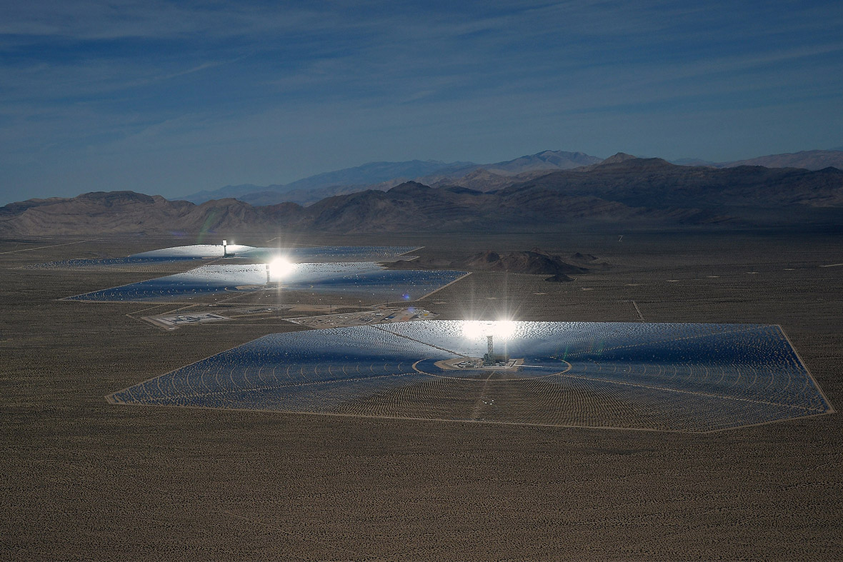 Mirrors in the Desert Photos of the Ivanpah Solar Electric Generating