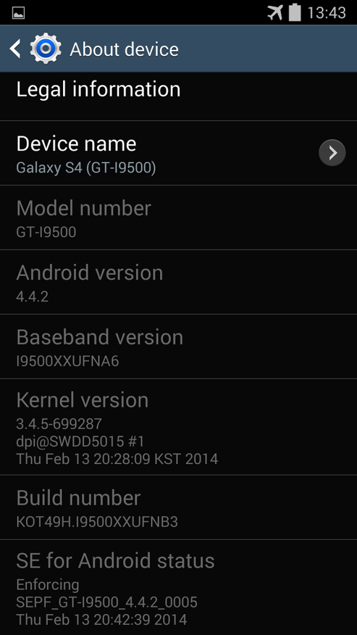 Update Galaxy S4 to Android 4.4.2 I9500XXUFNB3 KitKat Official Firmware [GUIDE]