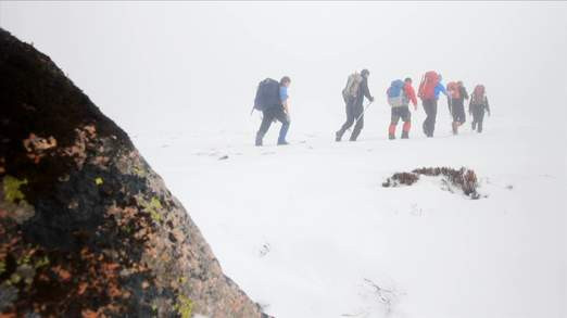 The team train in Cairgormes, Scotland.