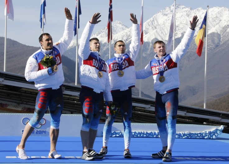 Russia Four-man Bobsleigh Team