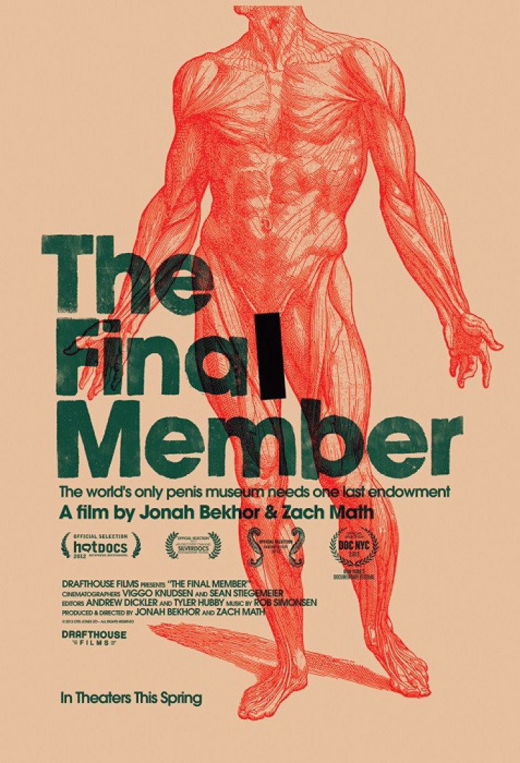 The poster for The Final Member with the strapline: The world's only penis museum needs one last endowment