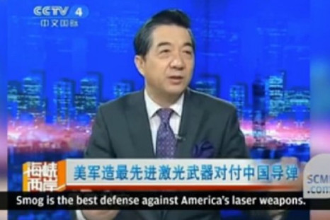Zhang Zhaozhong's comments on thick smog is best defence against US laser weaponary