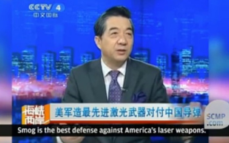 Zhang Zhaozhong's comments on thick smog is best defence against US laser weaponary