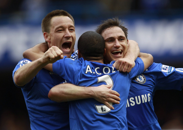 John Terry, Frank Lampard and Ashley Cole