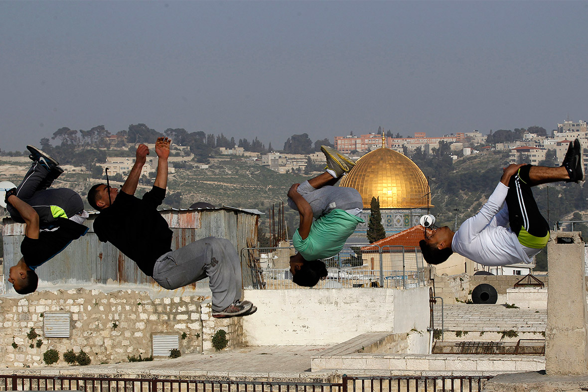 palestine somersaults