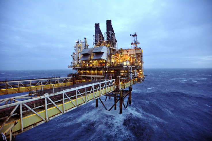 North Sea oil rig