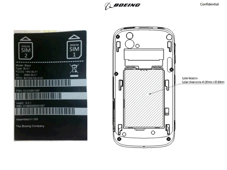 Boeing Black, a new dual-SIM Android smartphone