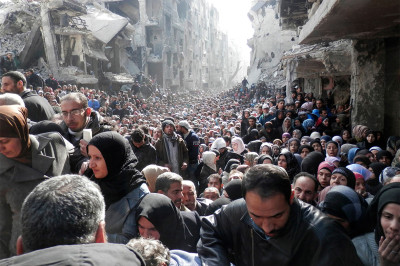 syria crowds