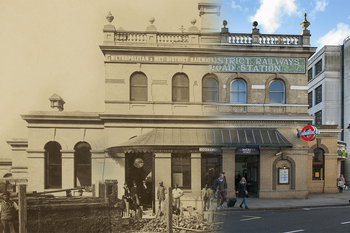 Gloucester Road Station 1868