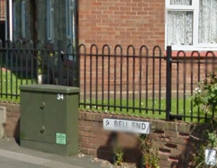 Bell End - one of the rudest named streets in Britain