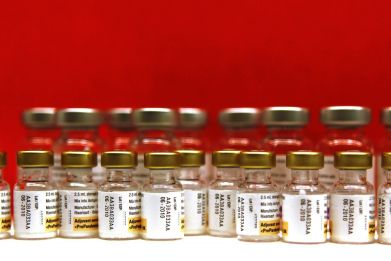 Bottles of Pandemrix, used as a vaccination against swine flu, now banned for those under 20.