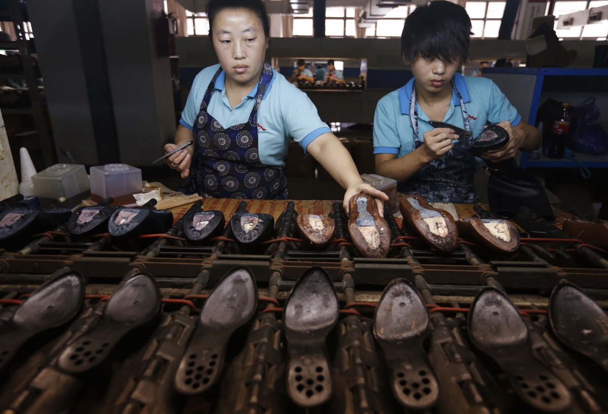 China is the main country to re-shore from, according to EEF report. Chinese workers