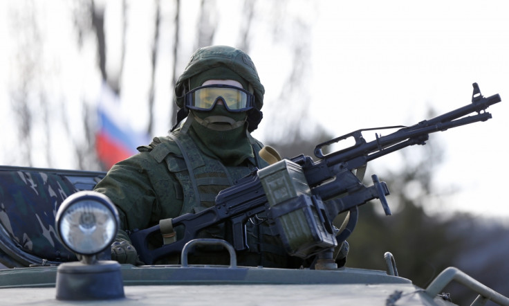 Russian troops in Crimea