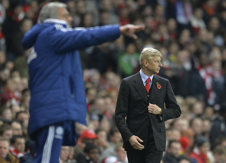 Arsene Wenger and Jose Mourinho