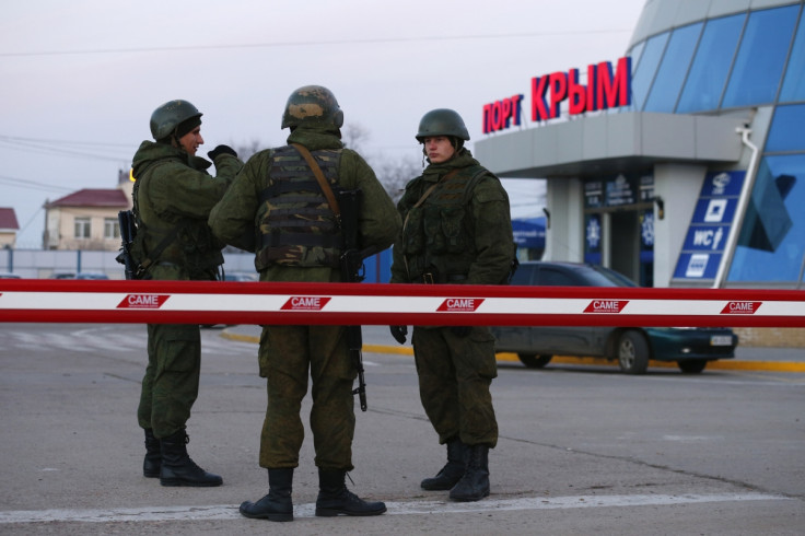 Russian troops in Crimea